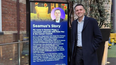 Childhood cancer survivor Seamus Flagg